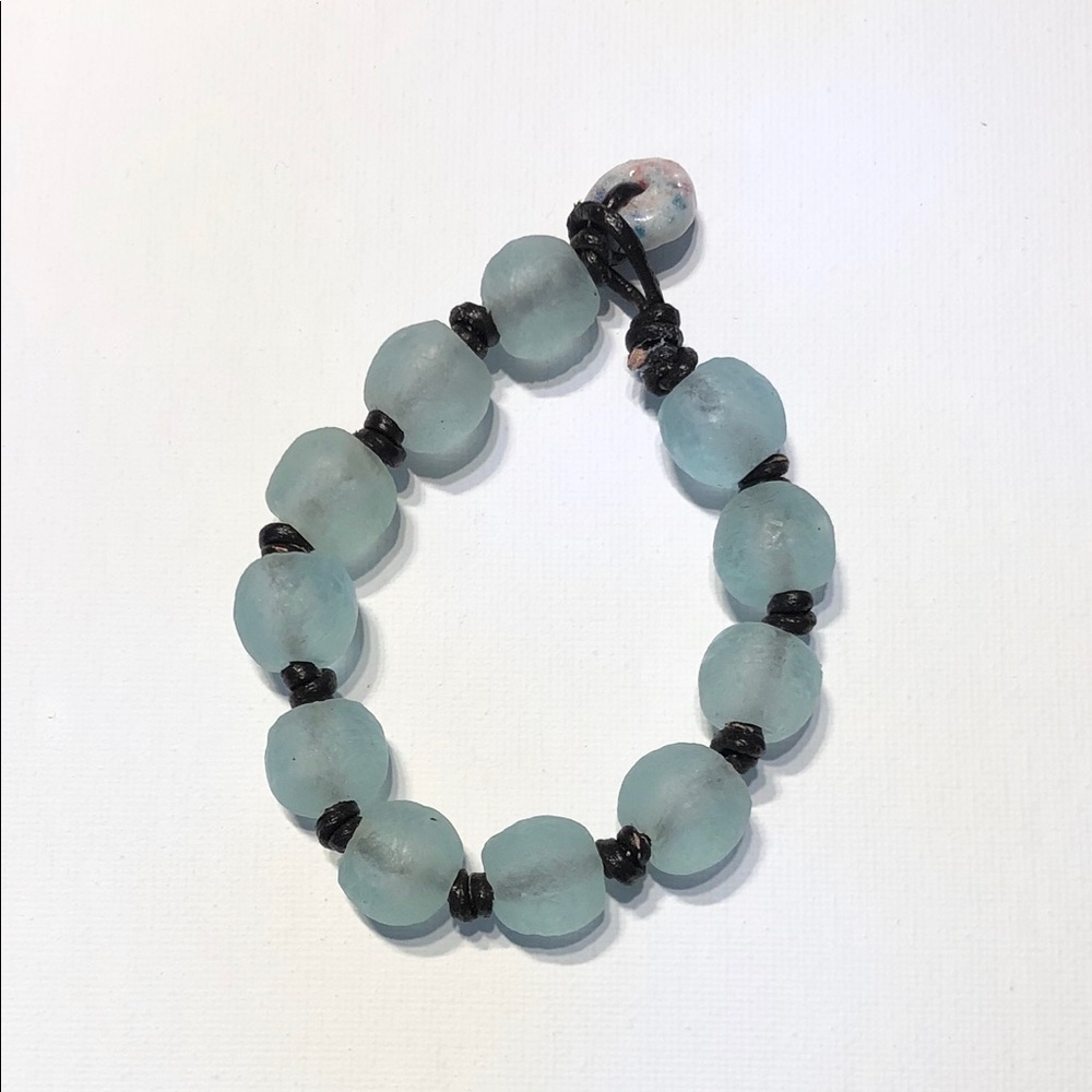 Beautiful Recycled glass bracelet